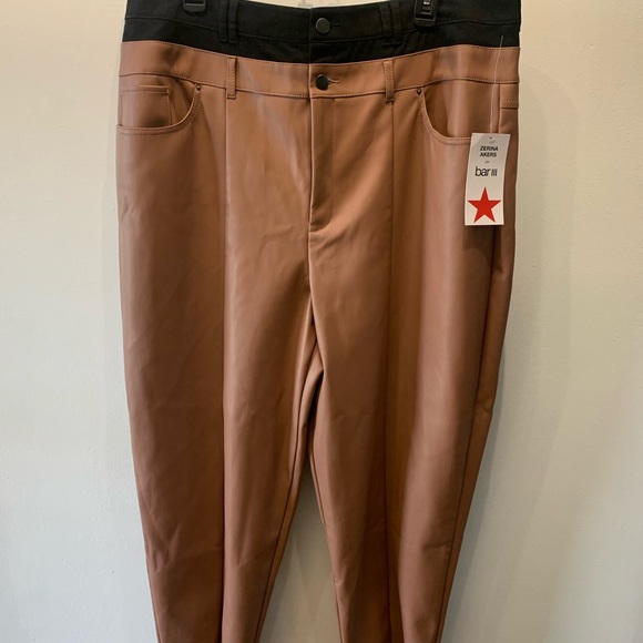 Zerina Akers Faux Leather Pants 3xl 